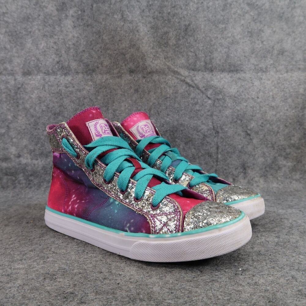 Airspeed Shoes Kids 4 Sneakers Skate Casual Glitter Pink Purple Active Trainer